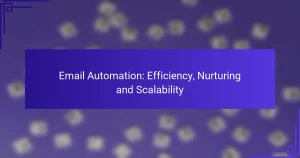 Automatisation des e-mails : Efficacité, Nurturing et Scalabilité