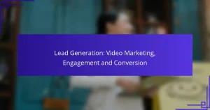 Lead Generation : Marketing Vidéo, Engagement et Conversion